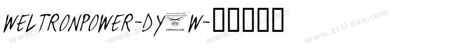 WeltronPower-DY3W字体转换 WeltronPower-DY3W字体转换