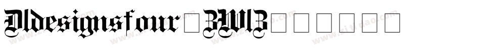Dldesignsfour-ZWlZ字体转换