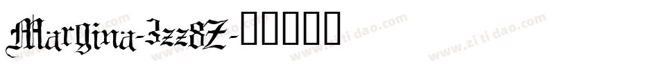 Margina-3zz8Z字体转换