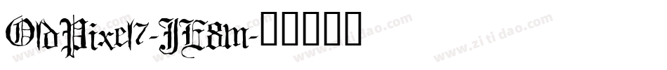 OldPixel7-JE8m字体转换 OldPixel7-JE8m字体转换