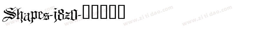 Shapes-j8z0字体转换 Shapes-j8z0字体转换