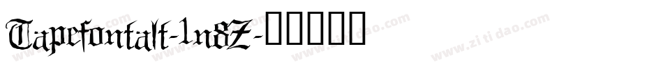 Tapefontalt-1n8Z字体转换