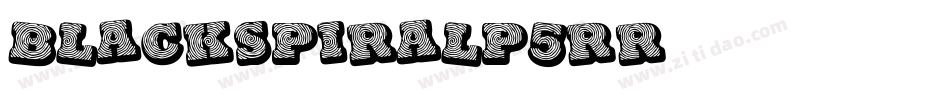 BlackSpiral-P5rr字体转换 BlackSpiral-P5rr字体转换