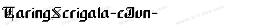 TaringSerigala-eJvn字体转换
