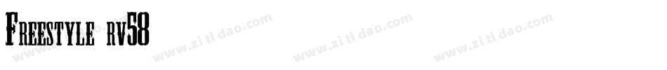 Freestyle-rv58字体转换