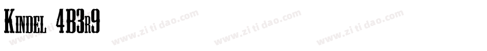 Kindel-4B3r9字体转换