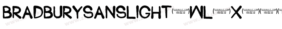 BradburysansLight-wl6x字体转换