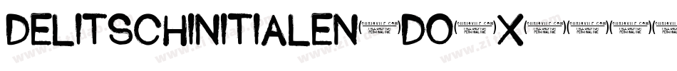 Delitschinitialen-dO6x字体转换