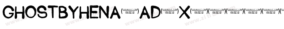 GhostByHena-ad6x字体转换