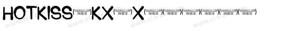 HotKiss-KX6X字体转换