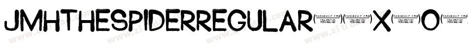 JmhthespiderRegular-2X6o字体转换