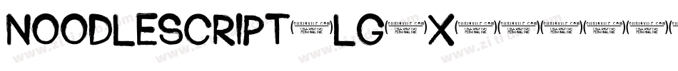 Noodlescript-lg6X字体转换