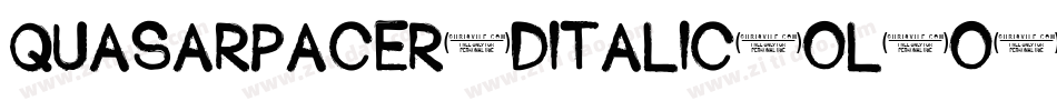 QuasarPacer3DItalic-oL6o字体转换