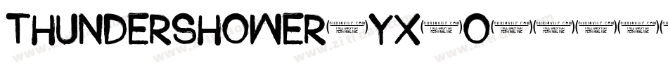 Thundershower-YX6O字体转换