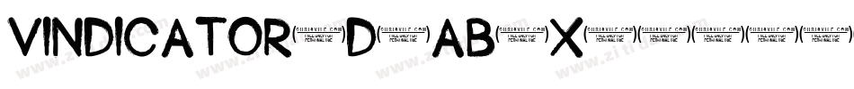 Vindicator3D-AB6x字体转换 Vindicator3D-AB6x字体转换