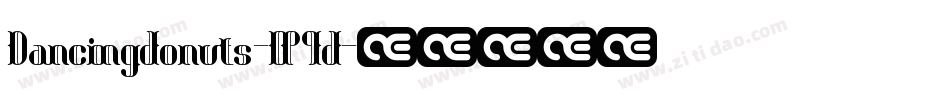 Dancingdonuts-lP9d字体转换
