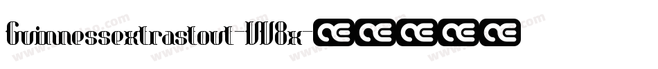 Guinnessextrastout-VV8x字体转换