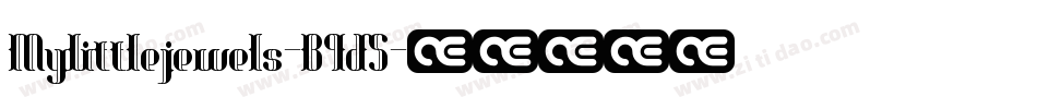 Mylittlejewels-B9d5字体转换