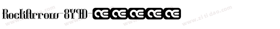 RockArrow-8Y9D字体转换 RockArrow-8Y9D字体转换