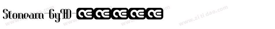 Stoneam-6y9D字体转换