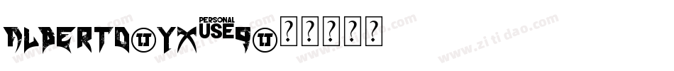 Alberto-yx2q字体转换