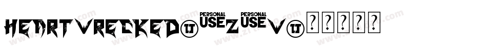 Heartwrecked-2Z0W字体转换