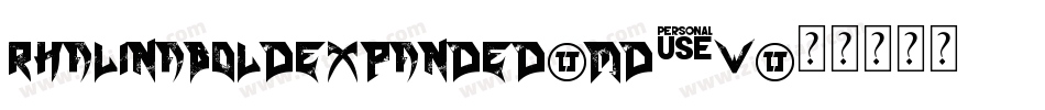 RhalinaBoldExpanded-MD0w字体转换 RhalinaBoldExpanded-MD0w字体转换