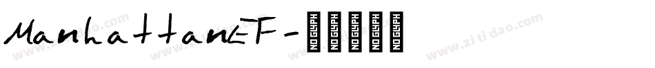 ManhattanEF字体转换