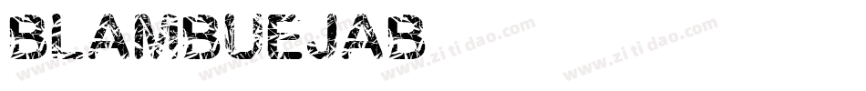 Blambu-eJAB字体转换