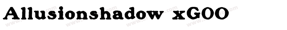 Allusionshadow-xG0O字体转换