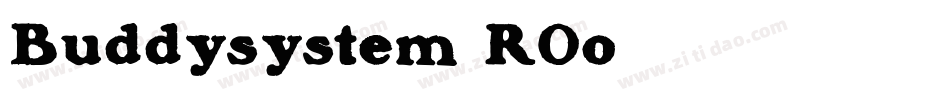 Buddysystem-R0o字体转换