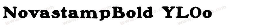 NovastampBold-YL0o字体转换 NovastampBold-YL0o字体转换