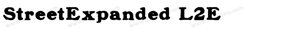 StreetExpanded-L2E字体转换