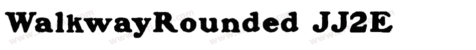 WalkwayRounded-JJ2E字体转换