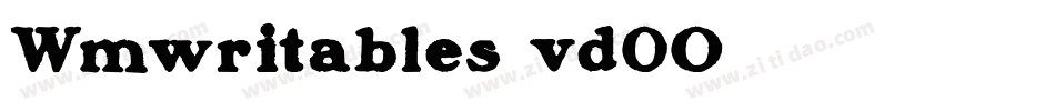 Wmwritables-vd0O字体转换