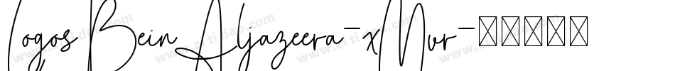 LogosBeinAljazeera-xMvr字体转换
