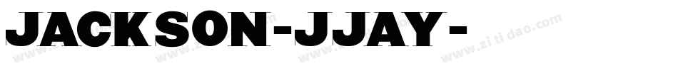 Jackson-jJAy字体转换
