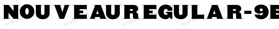 NouveauRegular-9BAy字体转换
