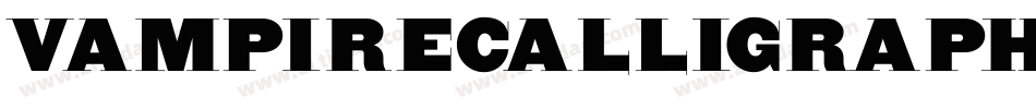 Vampirecalligraphy-jBAy字体转换