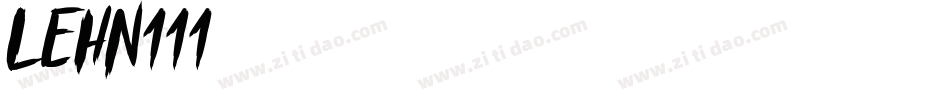 LEHN111字体转换