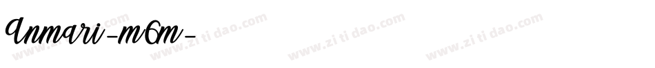 Anmari-m6m字体转换