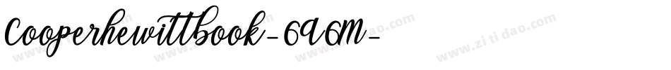 CooperhewittBook-6A6M字体转换