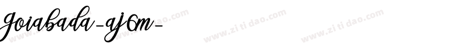 Goiabada-aJ6m字体转换 Goiabada-aJ6m字体转换