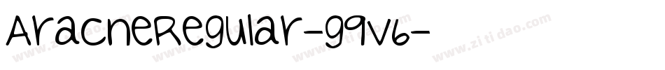 AracneRegular-g9v6字体转换