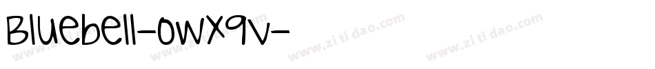 Bluebell-owx9V字体转换