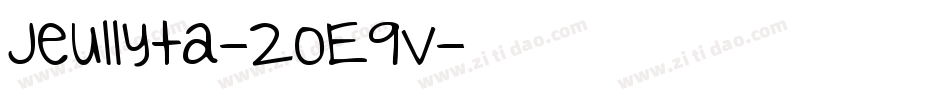 Jeullyta-2OE9v字体转换