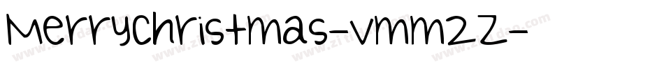 MerryChristmas-vmm2Z字体转换