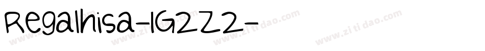 Regalhisa-1G2Z2字体转换 Regalhisa-1G2Z2字体转换