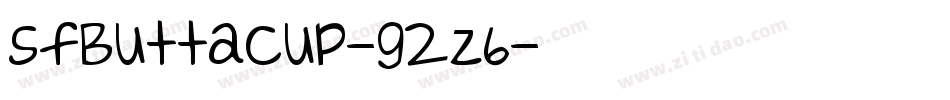 SfButtacup-g2z6字体转换 SfButtacup-g2z6字体转换