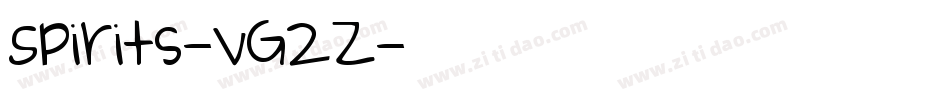 Spirits-VG2Z字体转换